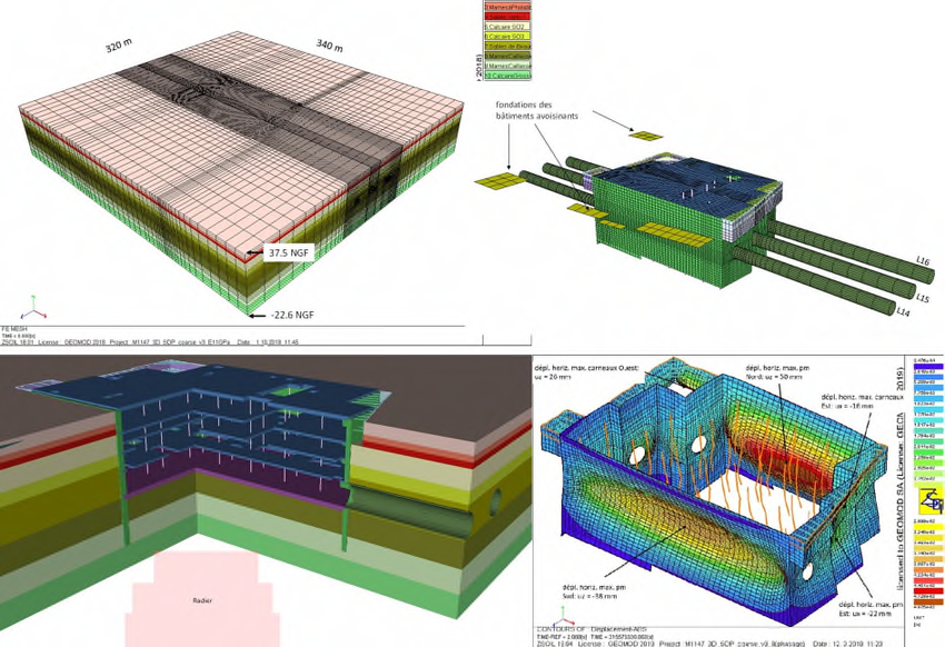 Modeles-PLAXIS-2D-Tunnel-coupe-56-et-Z-SOIL-3D-gare-SDP-La-calibration-des-parametres